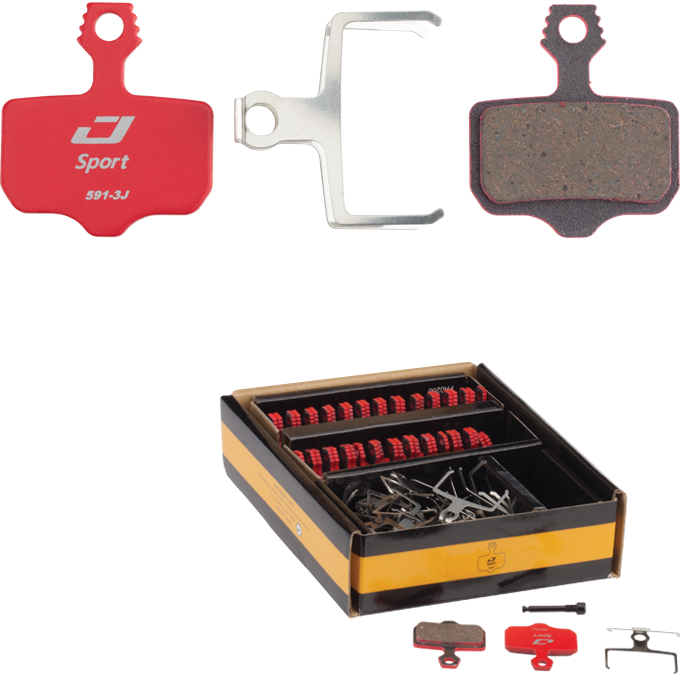 Bremsbeläge Sport Semi-Metallic Red Sram/Avid Bwd1002 25 Paar 1 204372-25_01_1