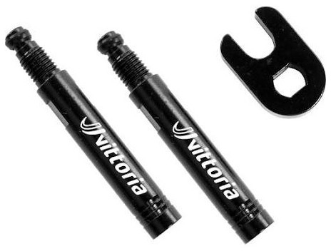 Vittoria Ventilverlängerung + 20 Mm, 2Er Set, Inklusive Ventilschlüsse, Schwarz 1 23.896.120_0.JPG