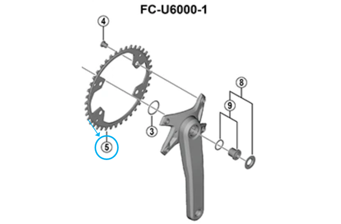 Shimano Kettenblatt Cues Fc-U6000-1 40 Zähne 1 63_86007_K.PNG?1682672938.JPG