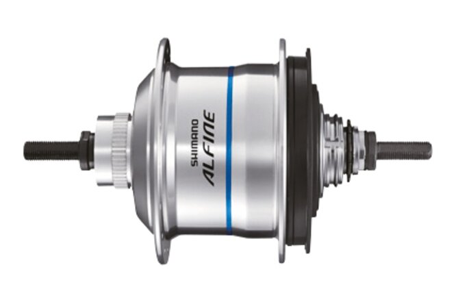 Shimano Getriebenabe Alfine Sg-S7051 8-Gang Di2 36-Loch Center-Lock 135 Mm Silber 1 66_66959_001.JPG?1675469075.JPG