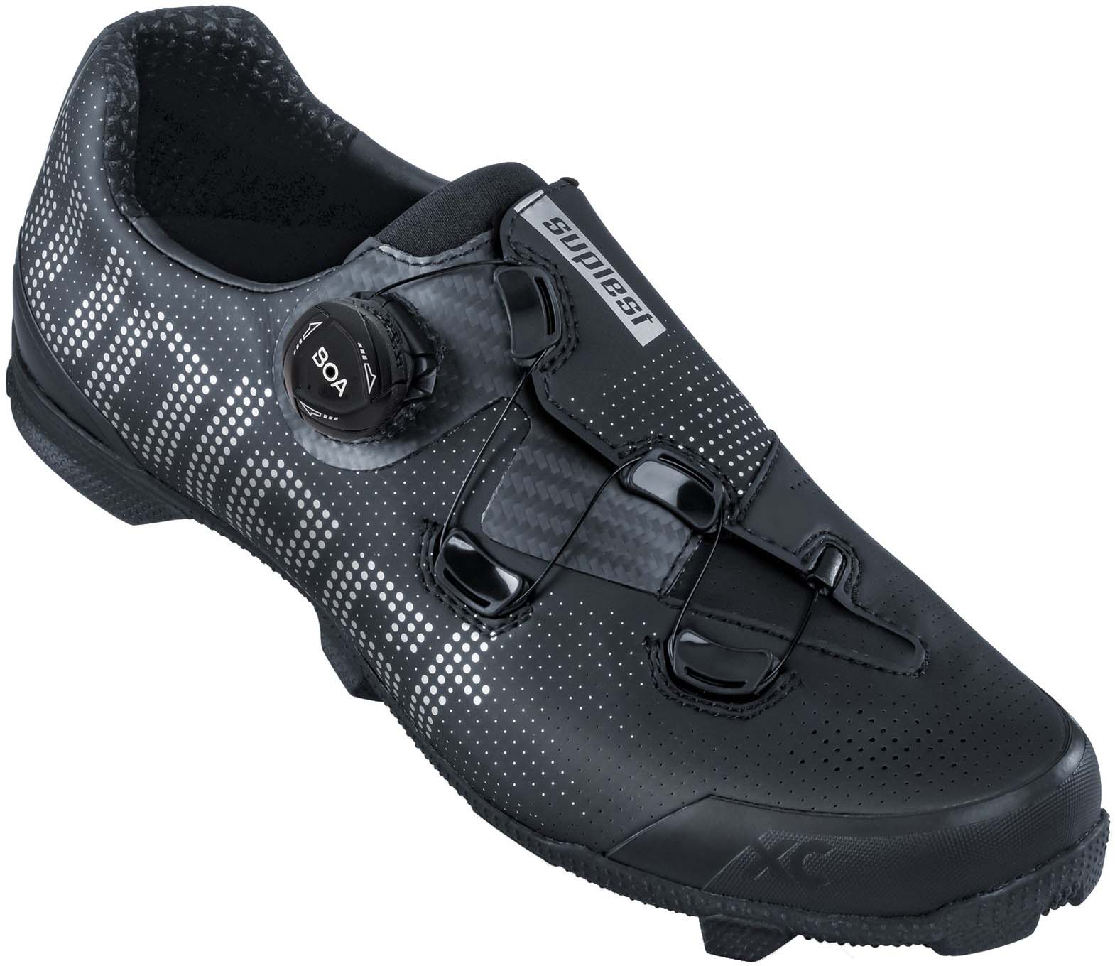 Suplest Schuhe Edge+ Performance Crosscountry Boa Ip1 39, Carbon Composite, Black/Silver 1 74.105.104_0.JPG