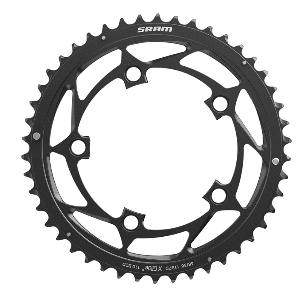 Chainring Red/Force/Rival22 Non/Hidden-Bo(46-36) Black,110X46T M-Nr: 8203000051 1 78043572-DAE0-4C8B-8825-5B5303BF5553