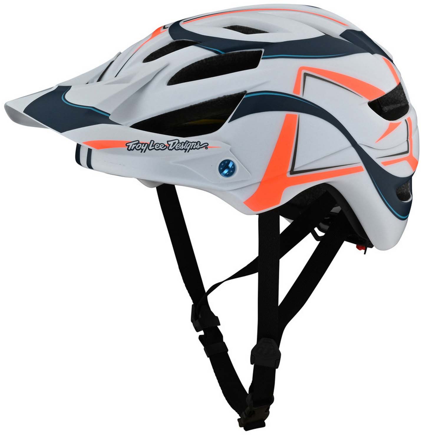 Troy Lee Designs A1 Helmet W/Mips Youth One Size, Welter White/Marine 1 79.211.720_0.JPG