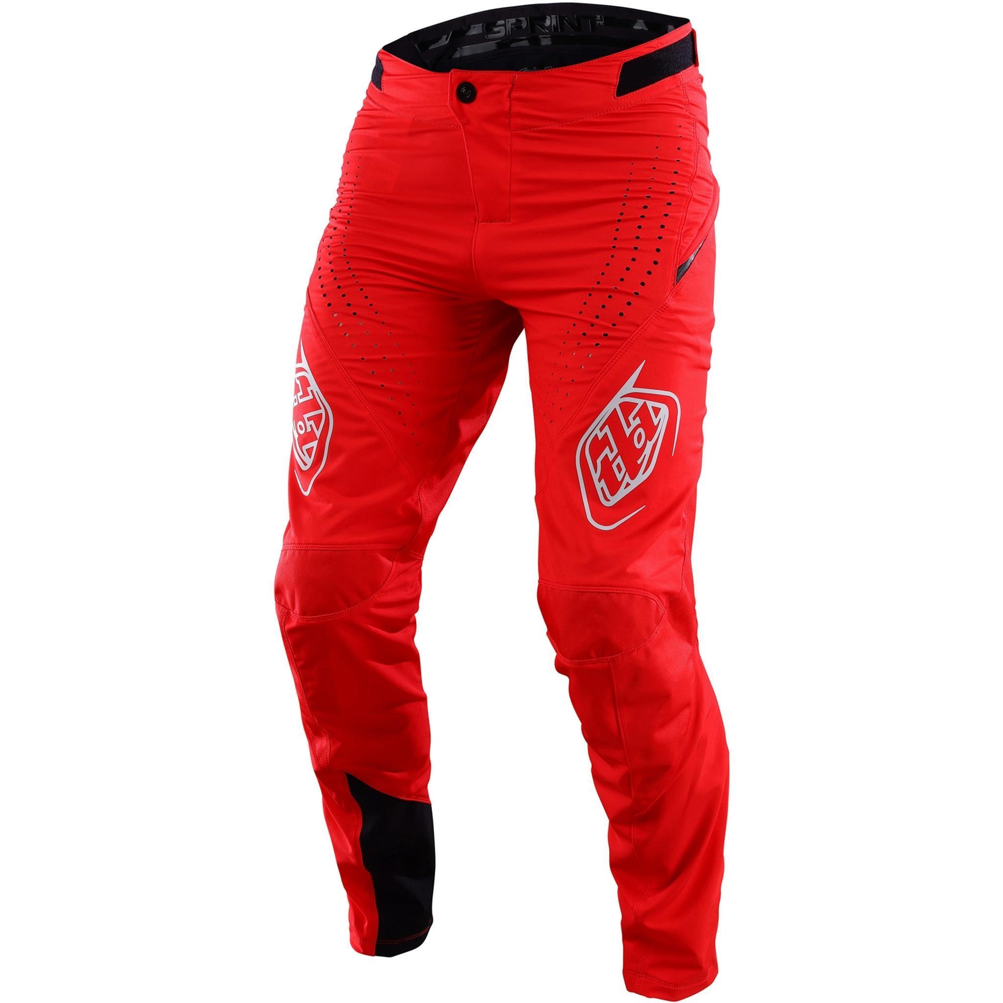 Troy Lee Designs Sprint Pants No Liner Men 32, Mono Race Red 1 79.232.213_0.JPG