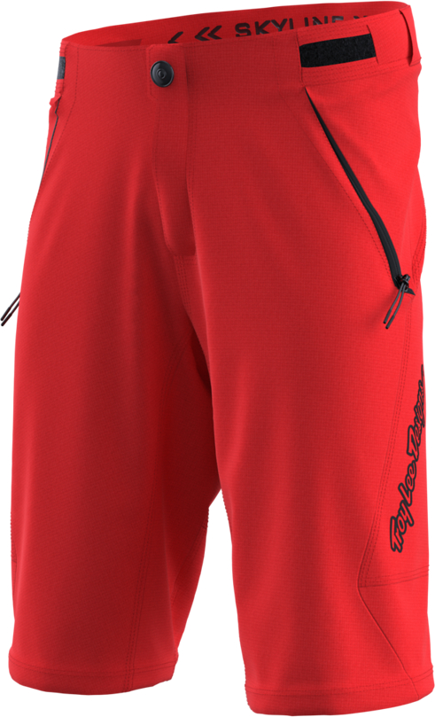 Troy Lee Designs Skyline Shorts No Liner Youth 28, Mono Fiery Red 1 79.233.153_0.JPG