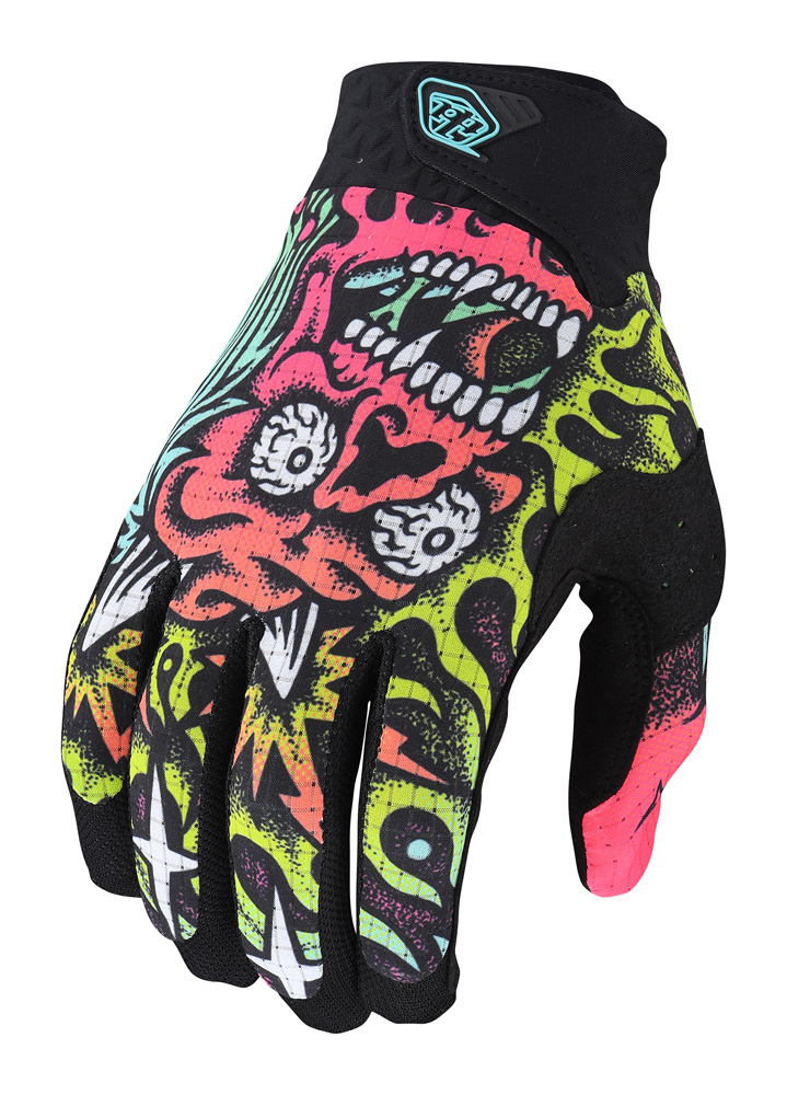 Troy Lee Designs Air Gloves Men Xxl, Skull Demon Orange/Green 1 79.526.587_0.JPG