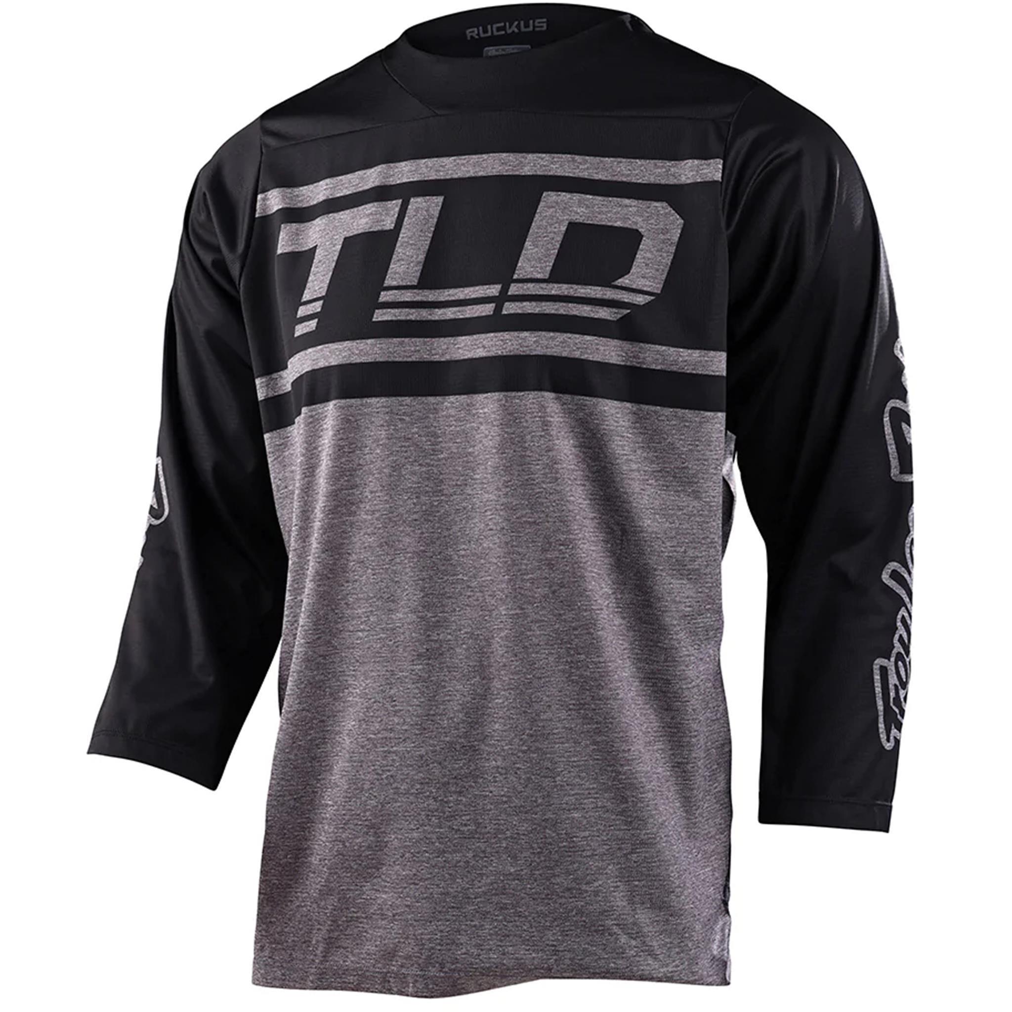 Troy Lee Designs Ruckus 3/4 Jersey Men S, Bars Black/Off White 1 79.532.413_0.JPG