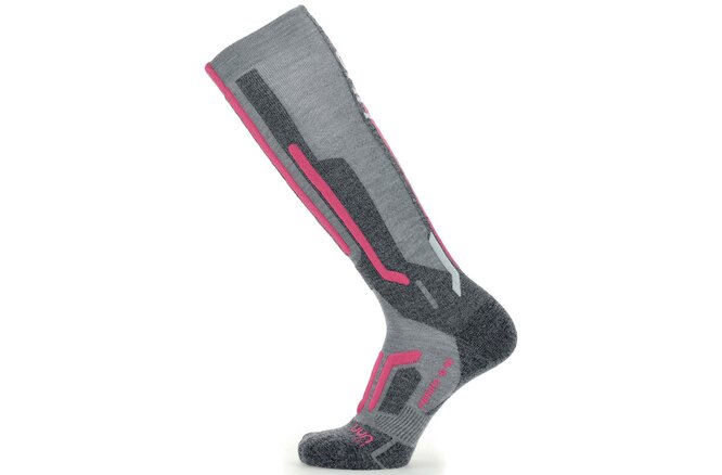 Uyn Lady Ski Merino Socks Light Grey/Pink 35-36 1 95_81286.JPG?1675496525.JPG