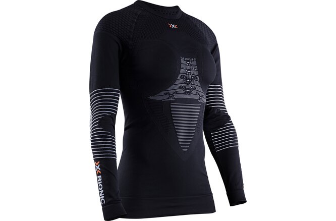 X-Bionic Women Energizer 4.0 Shirt Lg Sl Opal Black/Arctic White Xl 1 95_86344.JPG?1675500881.JPG