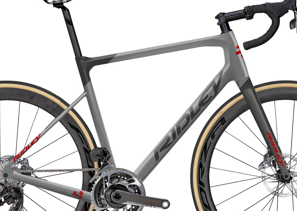 Ridley Grifn, Xs 525Mm Lang Inkl. Cockpit 90-380/440, Mod. 24, Kar01As, Inkl. Gabel+Steuersatz Grau/Dunkelgrau/Rot 1 S.03.138.141_0.JPG