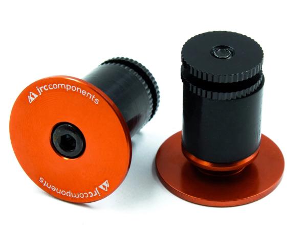 Jrc Components Aluminium Handlebar End Plugs Orange Lenkerendstopfen 1 JRC-COMPONENTS-ALUMINIUM-HANDLEBAR-END-PLUGS-ORANGE1