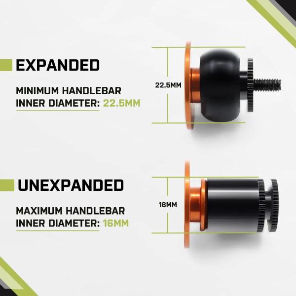 Jrc Components Aluminium Handlebar End Plugs Orange Lenkerendstopfen 2 JRC-COMPONENTS-ALUMINIUM-HANDLEBAR-END-PLUGS_6